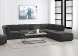 Sunny Dark Charcoal Upholstered 6-Piece Modular Sectional from Coaster - Luna Furniture