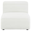 Sunny Upholstered  Armless Chair Natural - 551621 - Luna Furniture