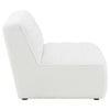 Sunny Upholstered  Armless Chair Natural - 551621 - Luna Furniture
