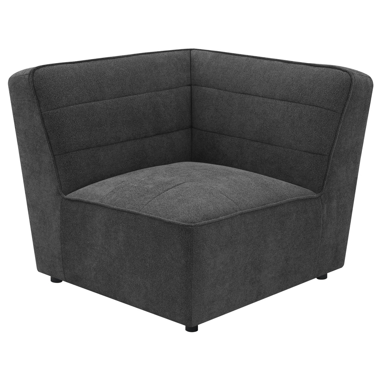 Sunny Upholstered Corner Dark Charcoal from Coaster - Luna Furniture