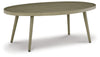 SWISS VALLEY Beige Outdoor Coffee Table - P390-700 - Luna Furniture