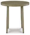 SWISS VALLEY Beige Outdoor End Table - P390-706 - Luna Furniture