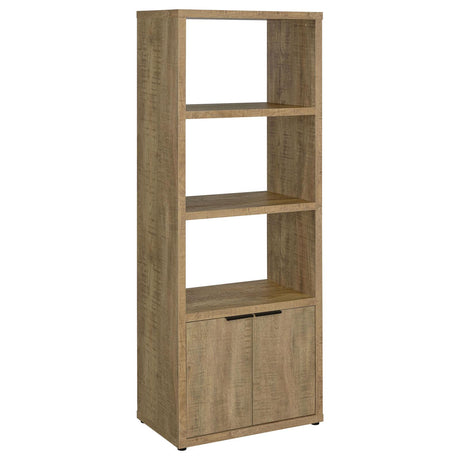 Tabby 3-Shelf Engineered Wood Media Tower Mango - 701703 - Luna Furniture