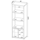 Tabby Mango 3-Shelf Engineered Wood Media Tower from Coaster - Luna Furniture