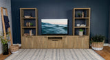 Tabby Mango 4-Door Engineered Wood 60" TV Stand from Coaster - Luna Furniture