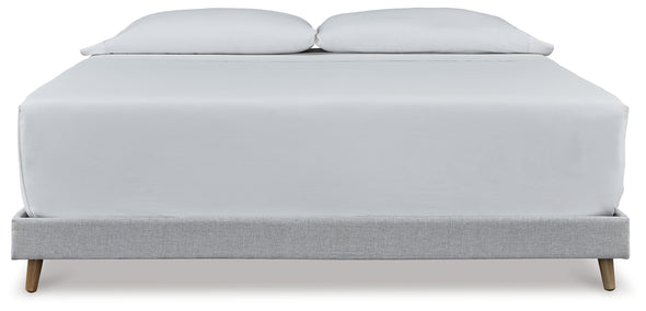Tannally Beige King Upholstered Platform Bed - B095-782 - Luna Furniture