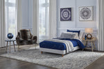 Tannally Beige Twin Upholstered Platform Bed - B095-771 - Luna Furniture