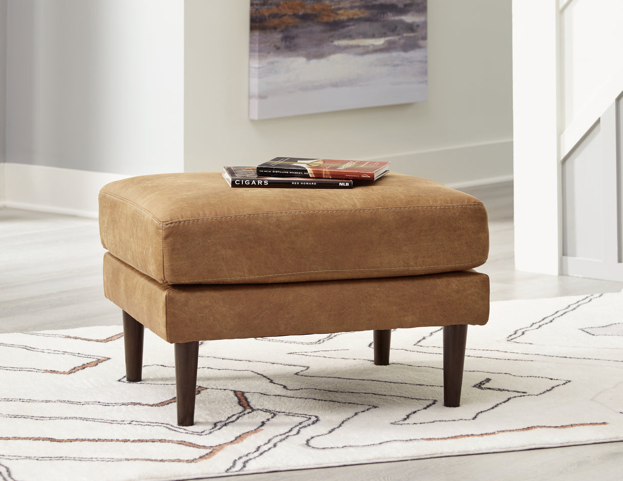 Telora Caramel Ottoman from Ashley - Luna Furniture