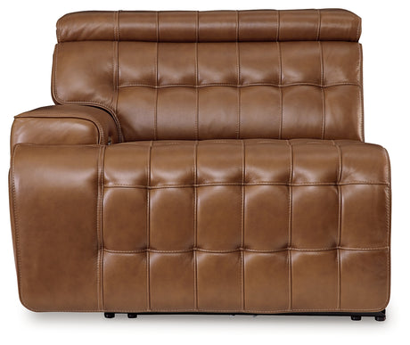 Temmpton Chocolate Left-Arm Facing Power Recliner from Ashley - Luna Furniture