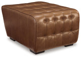 Temmpton Chocolate Oversized Accent Ottoman from Ashley - Luna Furniture