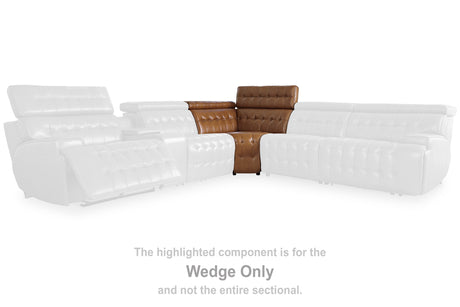 Temmpton Chocolate Wedge from Ashley - Luna Furniture