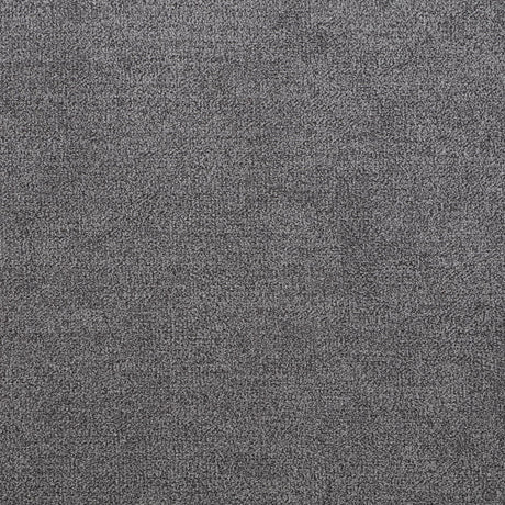 Tesoro Gray and Black Upholstered Round Lift Top Storage Ottoman from Coaster - Luna Furniture