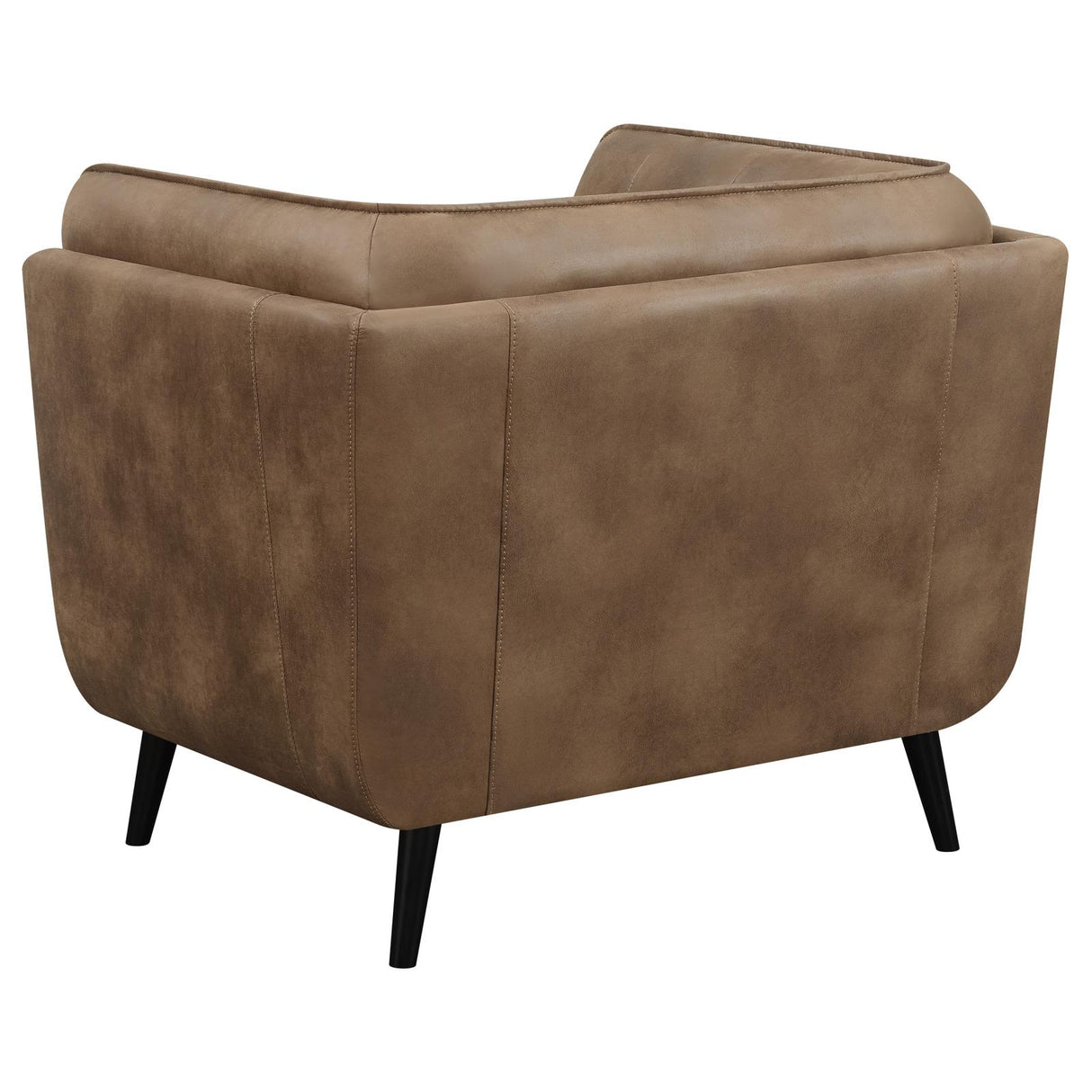 Thatcher 3-piece Upholstered Button Tufted Living Room Set Brown - 509421-S3 - Luna Furniture