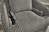 Tie-Breaker Fog Swivel Glider Recliner - 9490361 - Luna Furniture