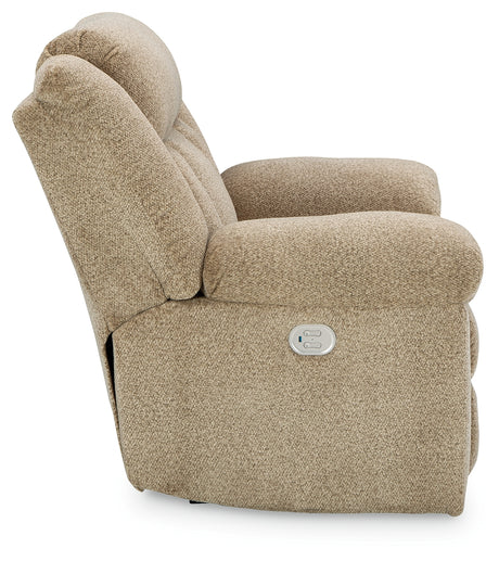 Tip-Off Wheat Power Recliner from Ashley - Luna Furniture