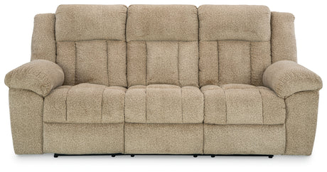 Tip-Off Wheat Power Reclining Sofa from Ashley - Luna Furniture