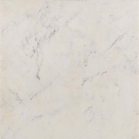 Tobin White and Black Square Marble Top End Table from Coaster - Luna Furniture