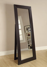 Toga Rectangular Floor Mirror Cappuccino - 900453 - Luna Furniture