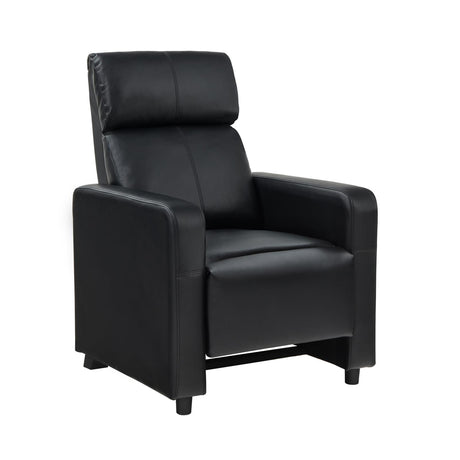 Toohey Black Home Theater Push Back Recliner from Coaster - Luna Furniture