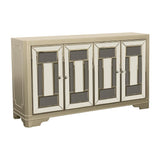 Toula 4-door Accent Cabinet Smoke and Champagne - 953487 - Luna Furniture