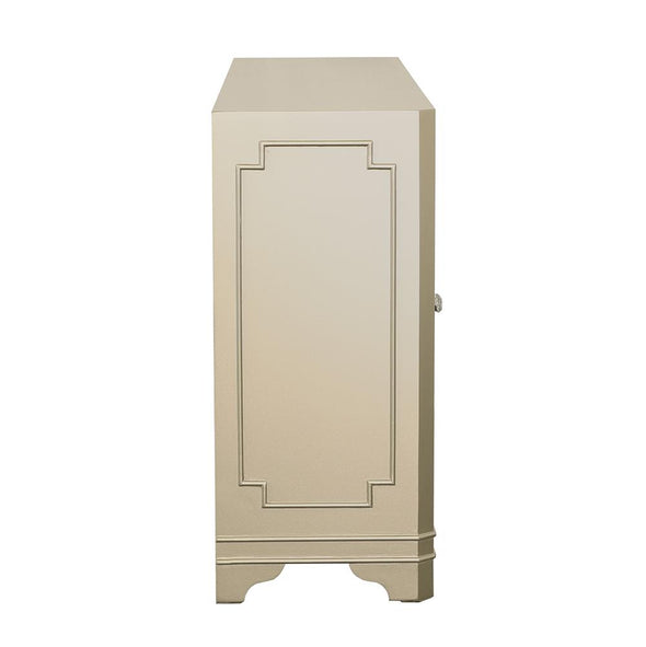 Toula 4-door Accent Cabinet Smoke and Champagne - 953487 - Luna Furniture
