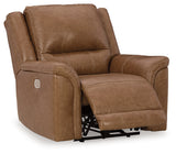 Trasimeno Caramel Power Recliner from Ashley - Luna Furniture