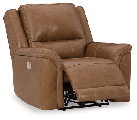 Trasimeno Caramel Power Recliner from Ashley - Luna Furniture