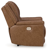 Trasimeno Caramel Power Recliner from Ashley - Luna Furniture