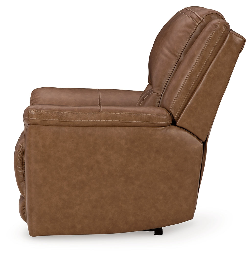 Trasimeno Caramel Power Recliner from Ashley - Luna Furniture