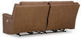Trasimeno Caramel Power Reclining Sofa - U8281547 - Luna Furniture