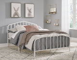 Trentlore White Full Metal Bed - B076-672 - Luna Furniture