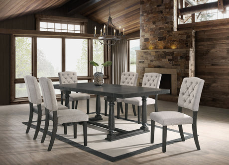 Henderson Charcoal 7-Piece Dining Set