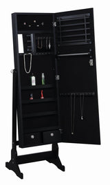 Tutuola Black Jewelry Cheval Mirror from Coaster - Luna Furniture