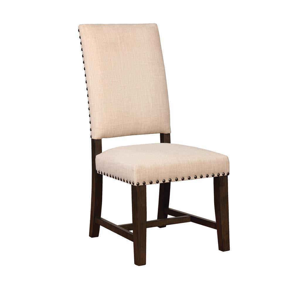 Twain Upholstered Side Chairs Beige (Set of 2) - 109143 - Luna Furniture