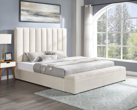 Valencia Beige King Platform Bed from Happy Homes - Luna Furniture