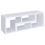 Velma White Convertible TV Console/Bookcase from Coaster - Luna Furniture