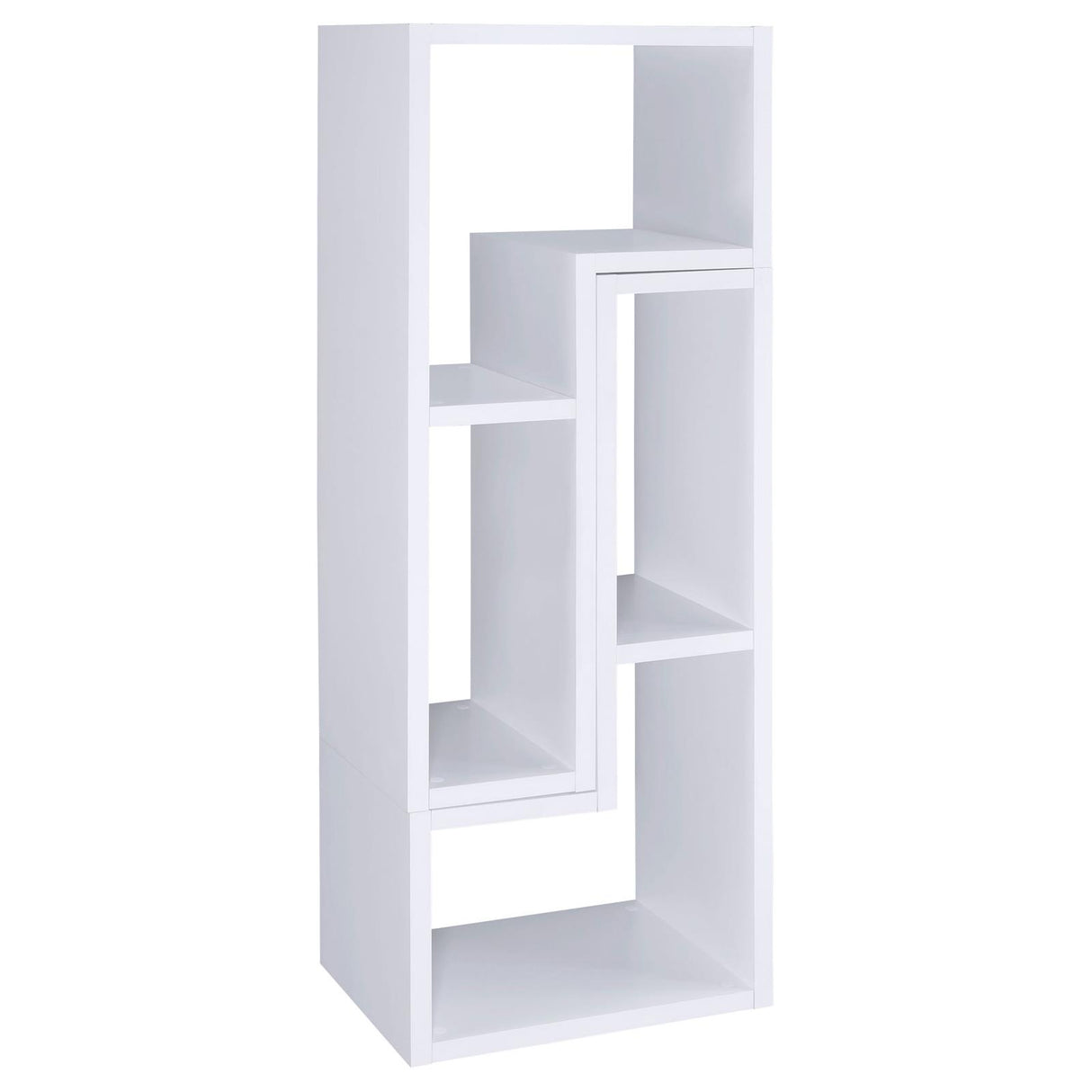 Velma White Convertible TV Console/Bookcase from Coaster - Luna Furniture