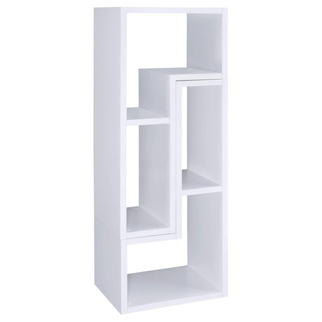 Velma White Convertible TV Console/Bookcase from Coaster - Luna Furniture