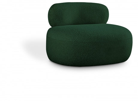 Venti Boucle Fabric Living Room Chair Green - 140Green-C - Luna Furniture