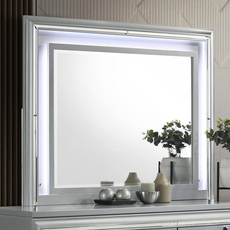 Veronica Dresser Mirror Light Silver - 224724 - Luna Furniture