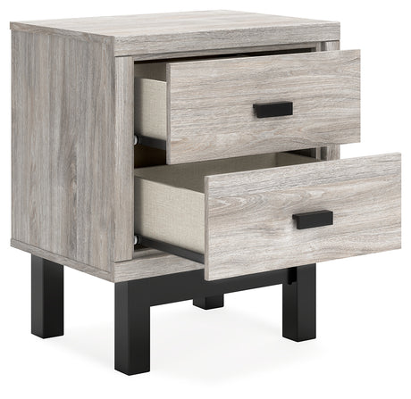 Vessalli Two-tone Nightstand from Ashley - Luna Furniture