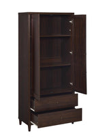 Wadeline Rustic Tobacco 2-Door Tall Accent Cabinet from Coaster - Luna Furniture