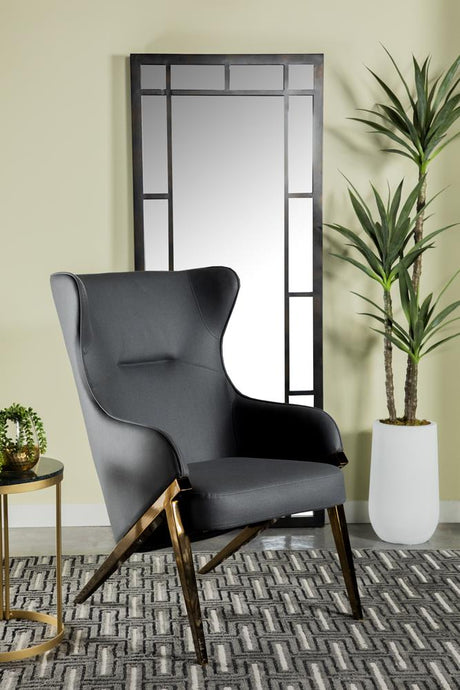 Walker Upholstered Accent Chair Slate and Bronze - 903053 - Luna Furniture