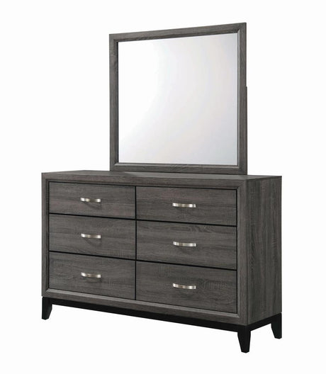 Watson Gray Oak Mirror (Mirror Only) from Coaster - Luna Furniture