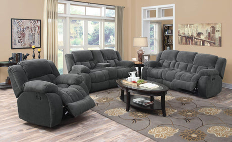 Weissman Upholstered Tufted Living Room Set - 601921-S3 - Luna Furniture