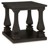 Wellturn Black End Table - T749-3 - Luna Furniture
