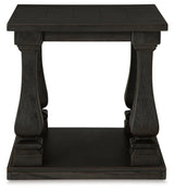 Wellturn Black End Table - T749-3 - Luna Furniture