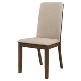 Wethersfield Solid Back Side Chairs Latte (Set of 2) - 109842 - Luna Furniture