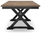 Wildenauer Brown/Black Dining Extension Table from Ashley - Luna Furniture