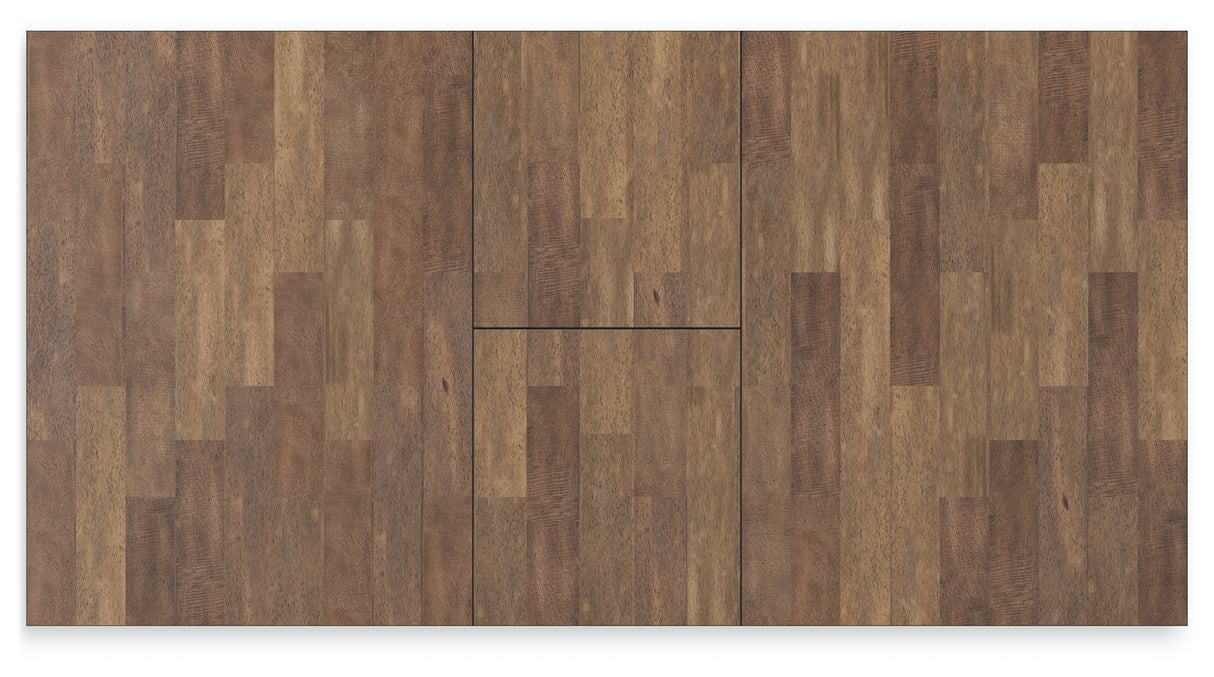 Wildenauer Brown/Black Dining Extension Table from Ashley - Luna Furniture